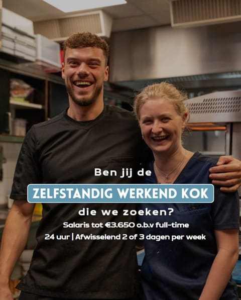 Wervingscampagne Zelfstandig werkend kok bij Grandcafé ToiToi